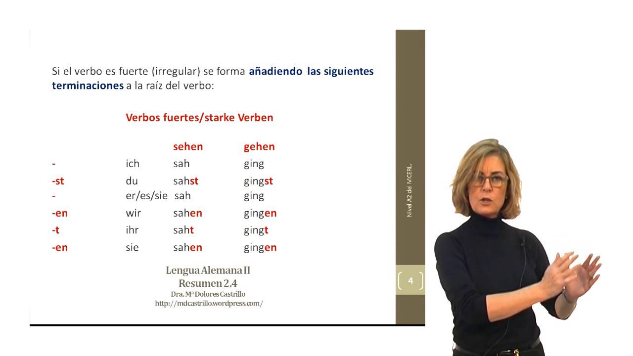 Alemán para hispanohablantes: El verbo en imperfecto