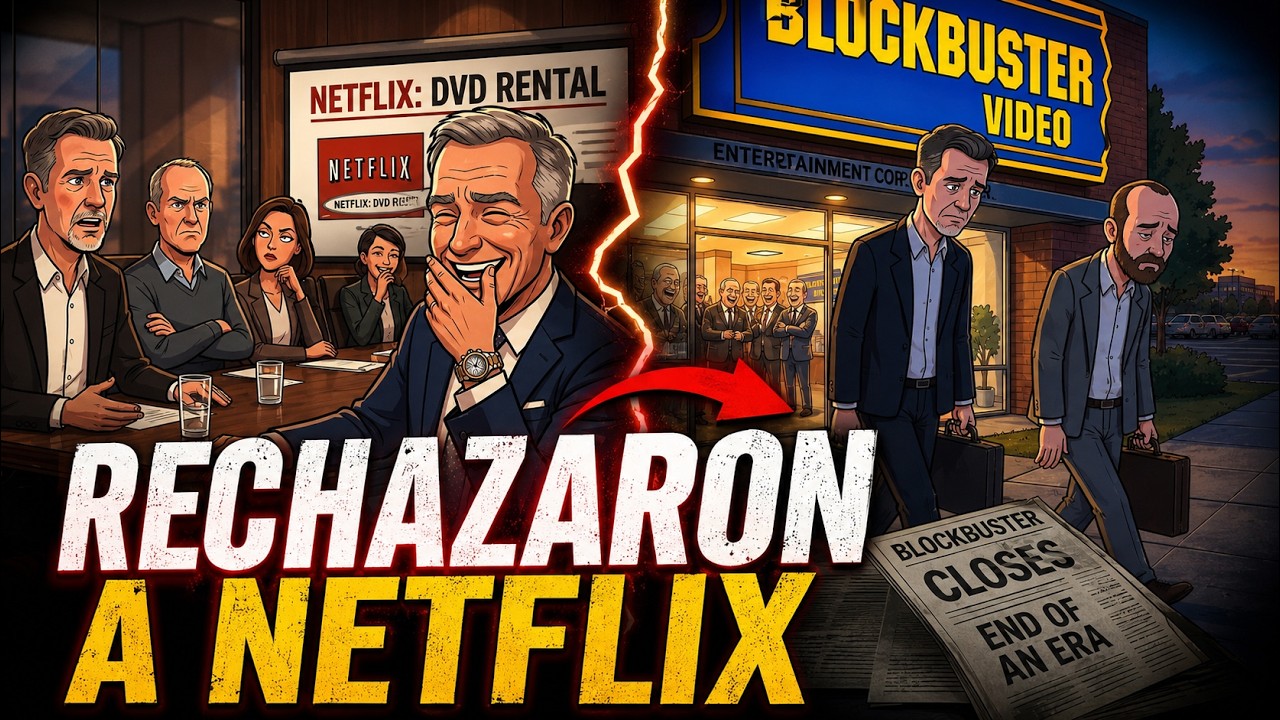 Cómo Blockbuster rechazó comprar Netflix por $50 millones