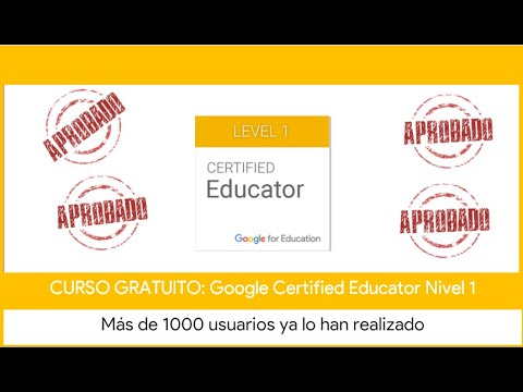 🥇 Curso GRATUITO Google Certified Educator Nivel 1