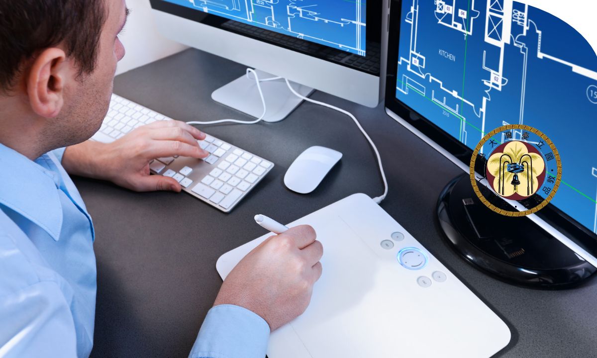 Ingeniero trabajando con un modelo BIM de un edificio en Autodesk Revit