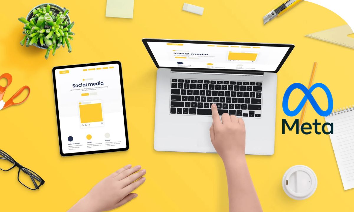 Persona creando y analizando una campaña publicitaria para redes sociales con Meta Ads Manager