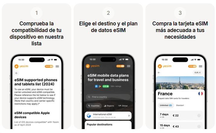 ejemplo de esim de Yasim