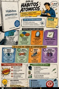 Guía ilustrada de los hábitos atómicos, ábrelo para ver
