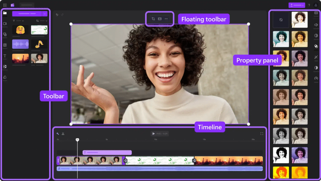 editor clipchamp