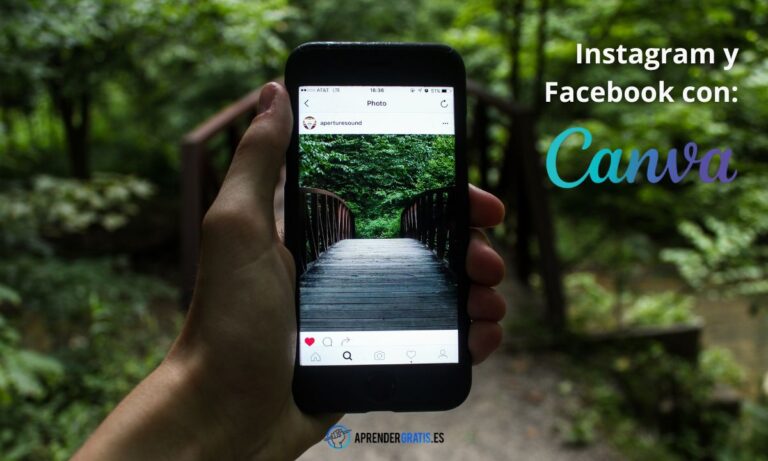Instagram y facebook canva